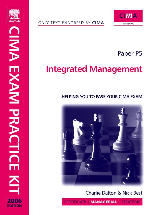 CIMA Exam Practice Kit Integrated Management