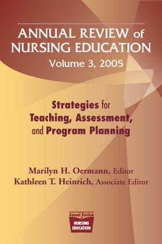 Annual Review of Nursing Education Volume 3 2005
