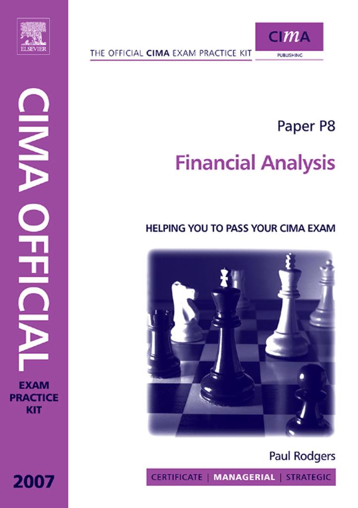 CIMA Exam Practice Kit Financial Analysis