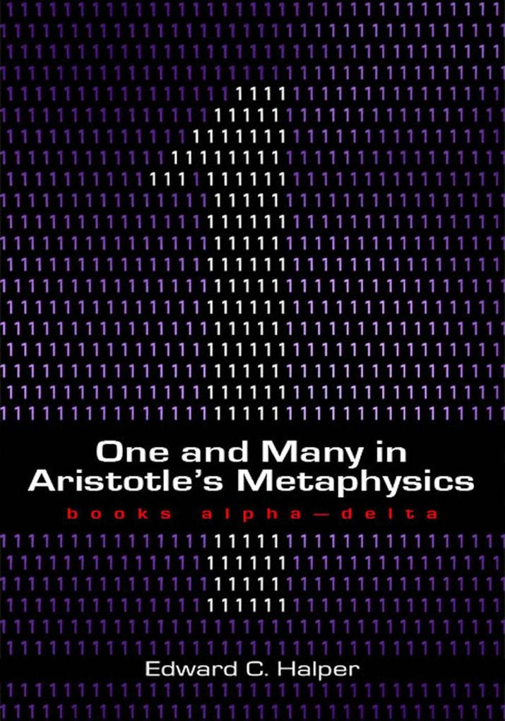 One and Many in Aristotle‘s Metaphysics