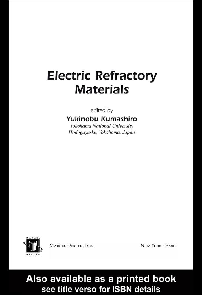 Electric Refractory Materials