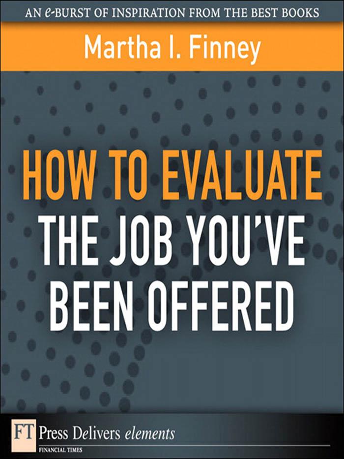 How to Evaluate the Job You‘ve Been Offered