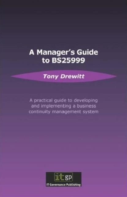 Business Continuity Management - Tony Drewitt