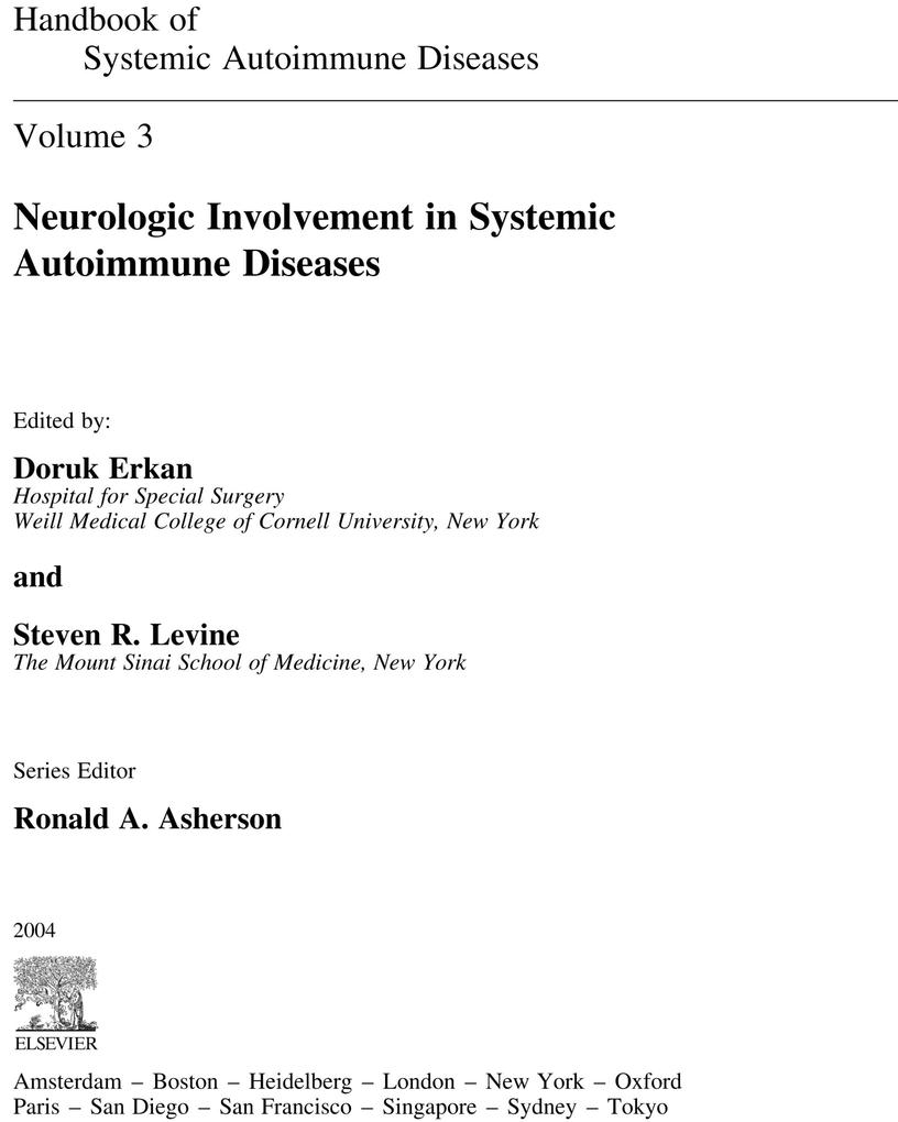 The Neurologic Involvement in Systemic Autoimmune Diseases