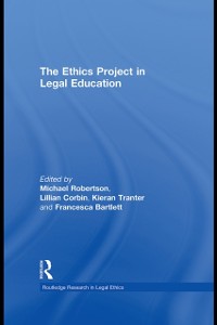 Ethics Project in Legal Education als eBook Download von