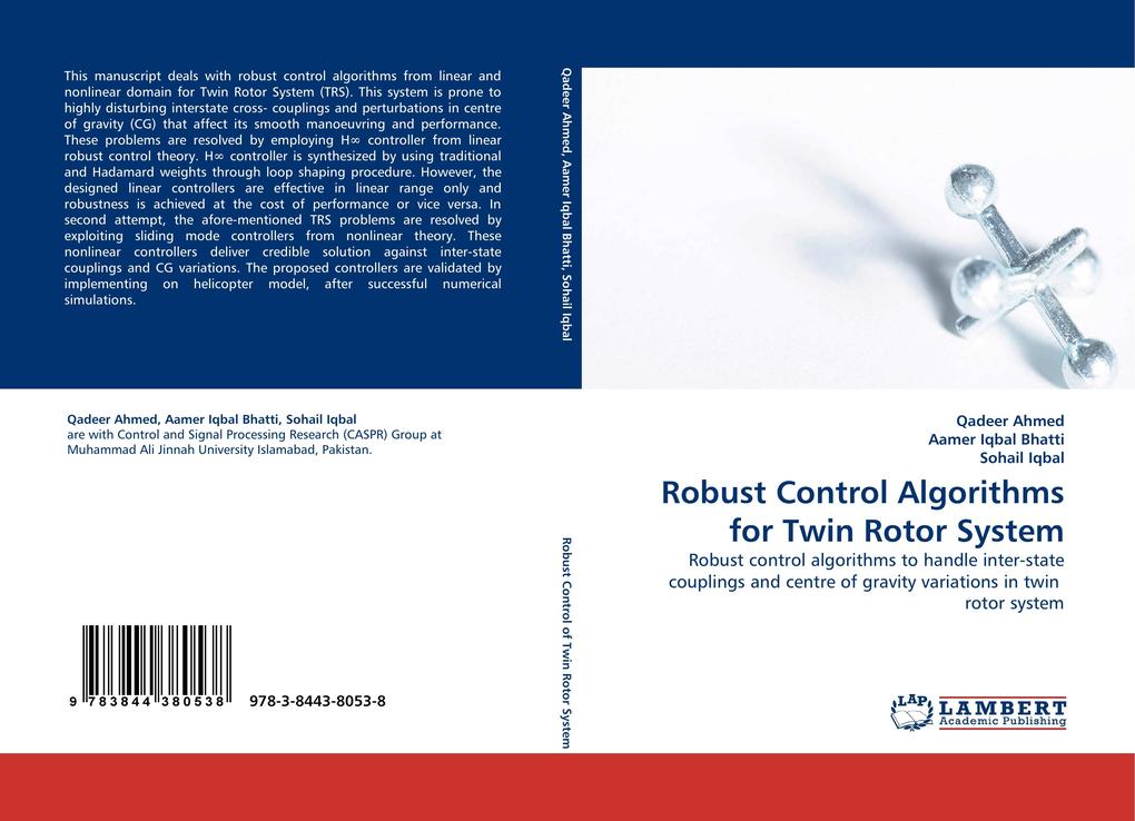 Robust Control Algorithms for Twin Rotor System