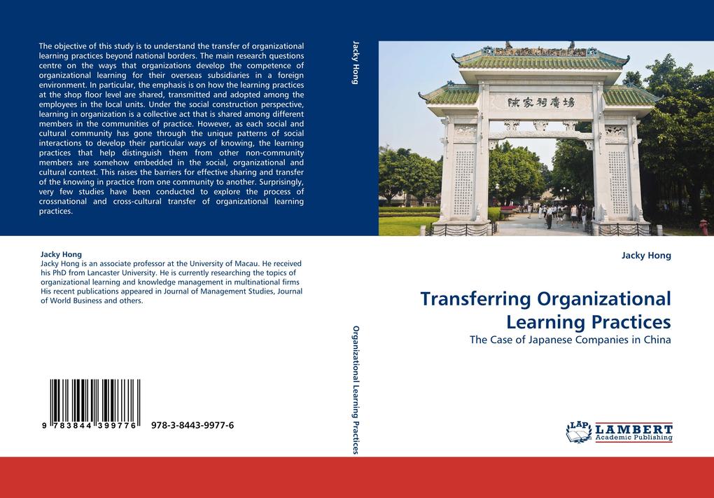 Transferring Organizational Learning Practices - Jacky Hong