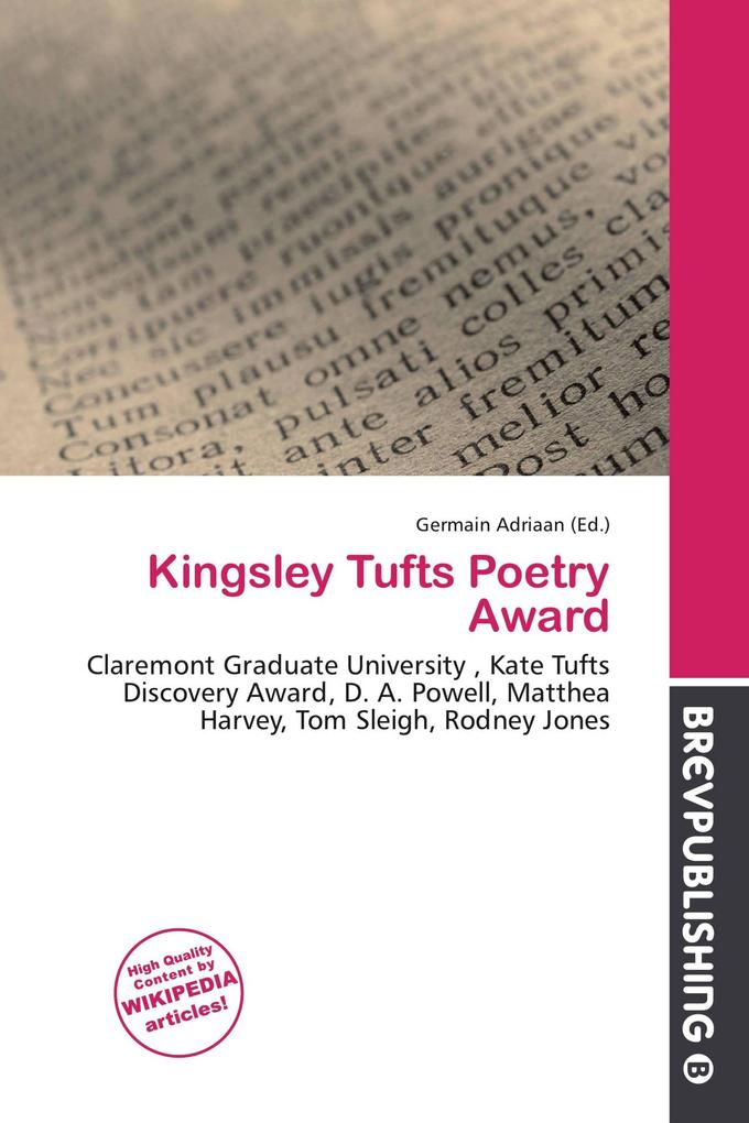 Kingsley Tufts Poetry Award