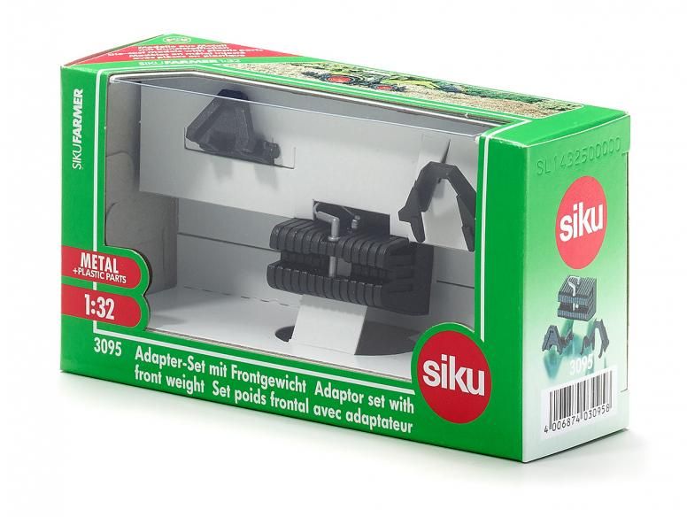 SIKU Farmer Zubehör - Adapter-Set mit Frontgewicht