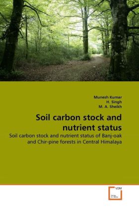 Soil carbon stock and nutrient status