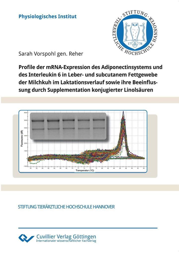Profile der mRNA-Expression des Adiponectinsystems und des Interleukin 6 in Leber- und subcutanem Fettgewebe der Milchkuh im Laktationsverlauf sowie ihre Beeinflussung durch Supplementation konjugierter Linolsäuren