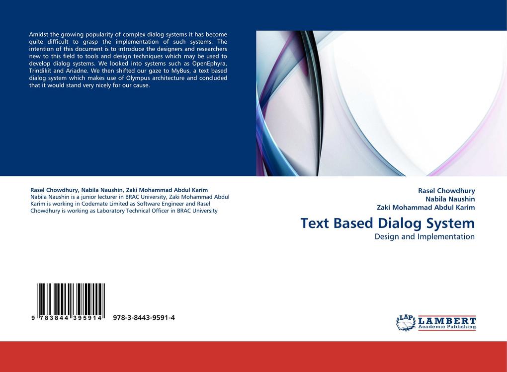 Text Based Dialog System