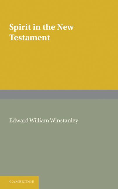 Spirit in the New Testament