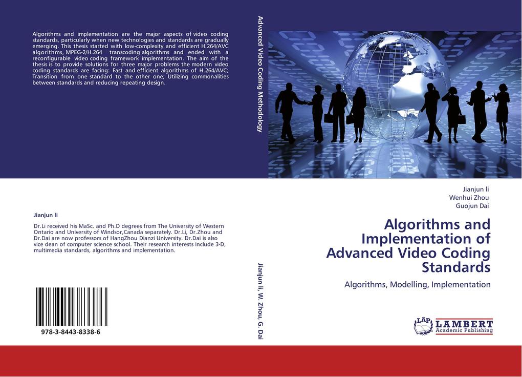 Algorithms and Implementation of Advanced Video Coding Standards