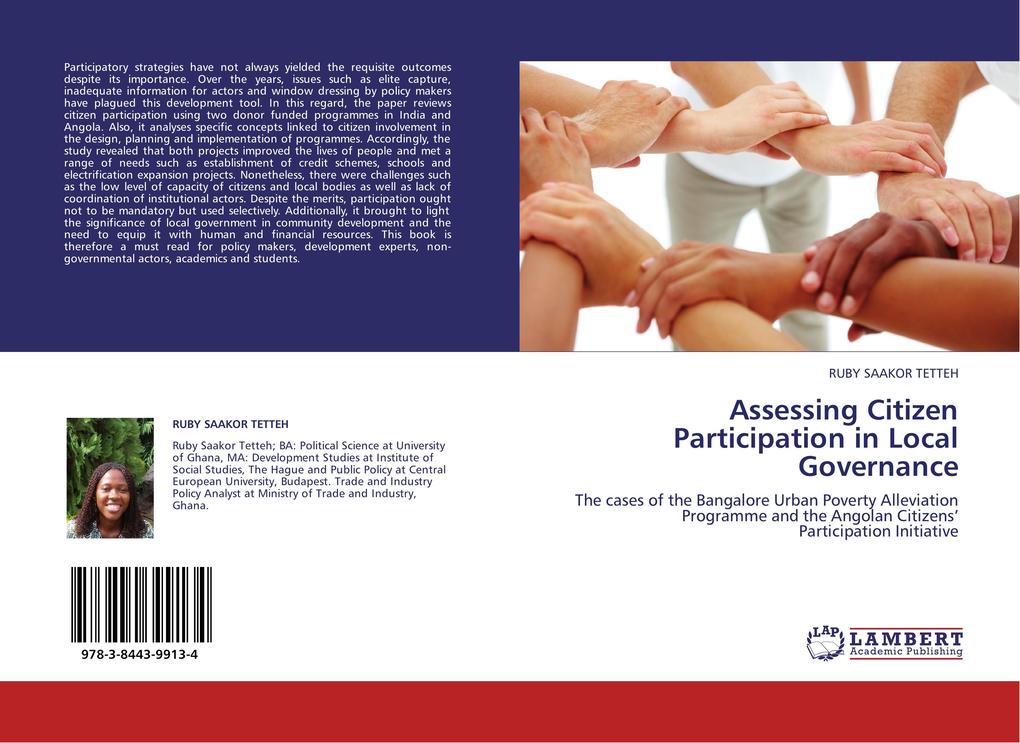 Assessing Citizen Participation in Local Governance als Buch von RUBY SAAKOR TETTEH - RUBY SAAKOR TETTEH