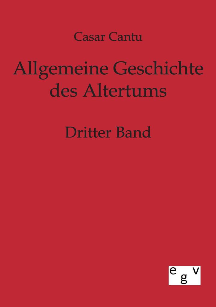 Allgemeine Geschichte des Altertums