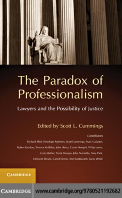 Paradox of Professionalism als eBook Download von