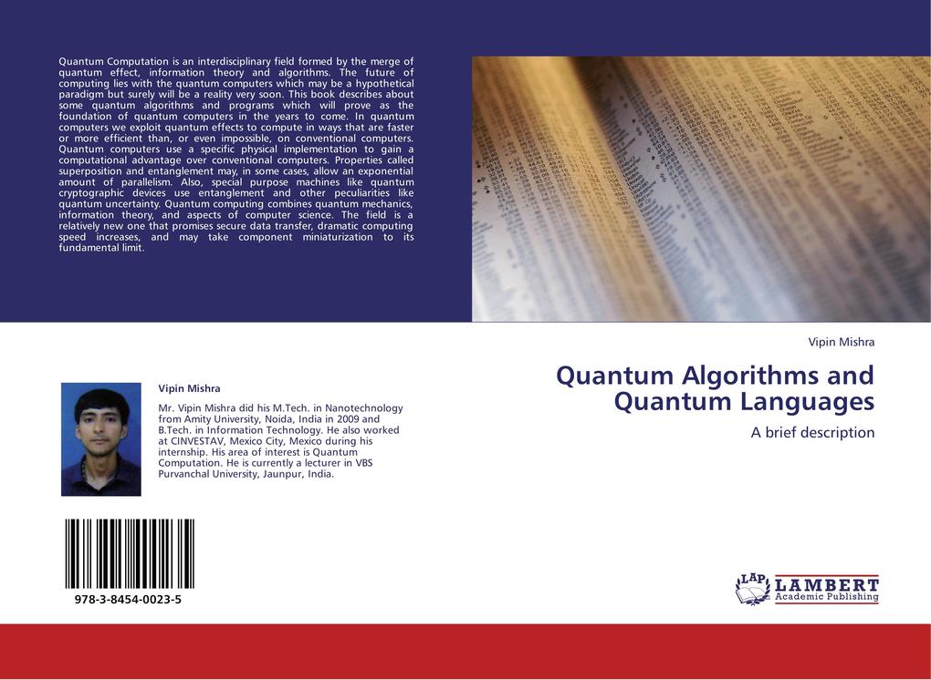 Quantum Algorithms and Quantum Languages
