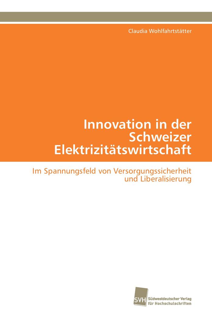Innovation in der Schweizer Elektrizitätswirtschaft