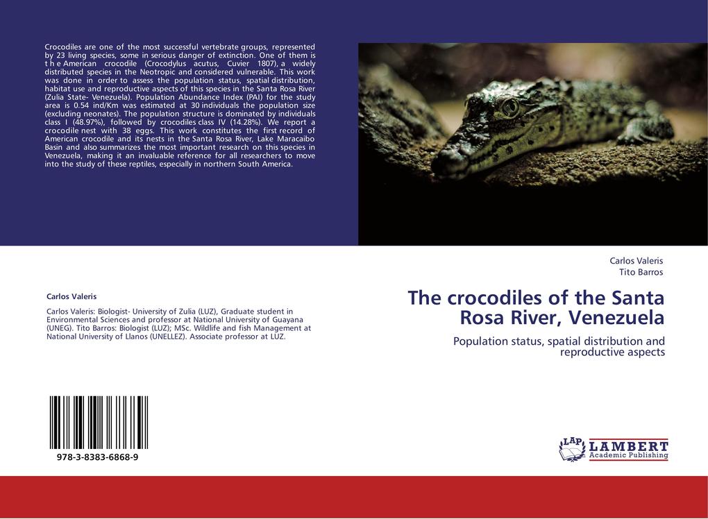 The crocodiles of the Santa Rosa River Venezuela