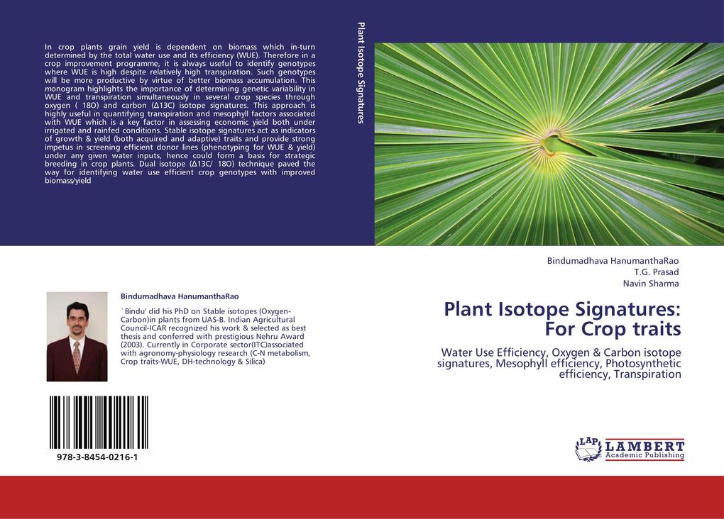 Plant Isotope Signatures: For Crop traits
