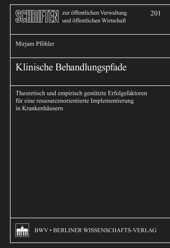 Klinische Behandlungspfade - Miriam Pföhler