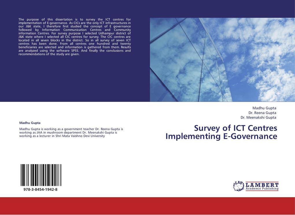 Survey of ICT Centres Implementing E-Governance