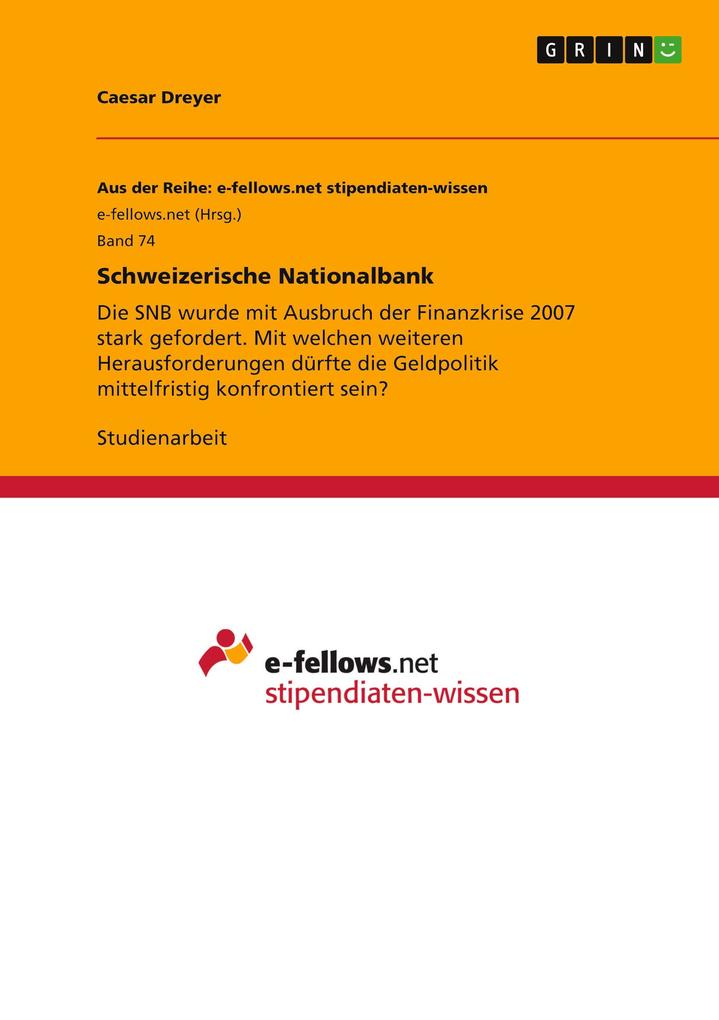 Schweizerische Nationalbank - Caesar Dreyer