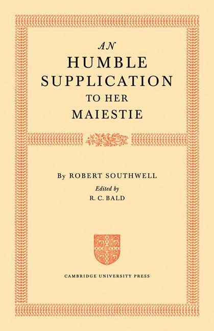 An Humble Supplication to Her Maiestie