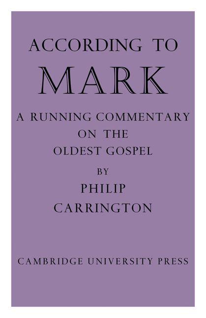 According to Mark