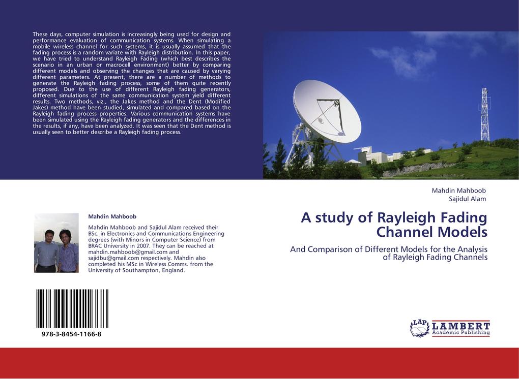 A study of Rayleigh Fading Channel Models