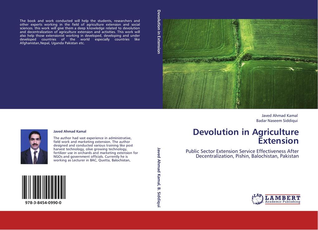Devolution in Agriculture Extension - Javed Ahmad Kamal/ Badar Naseem Siddiqui