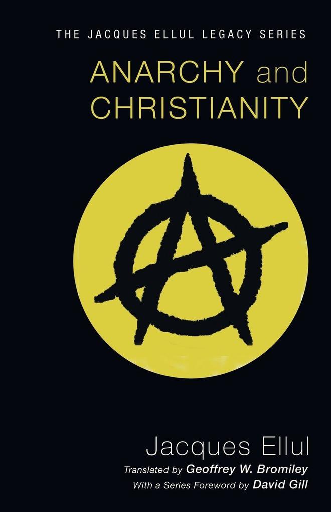 Wipf and Stock Anarchy And Christianity