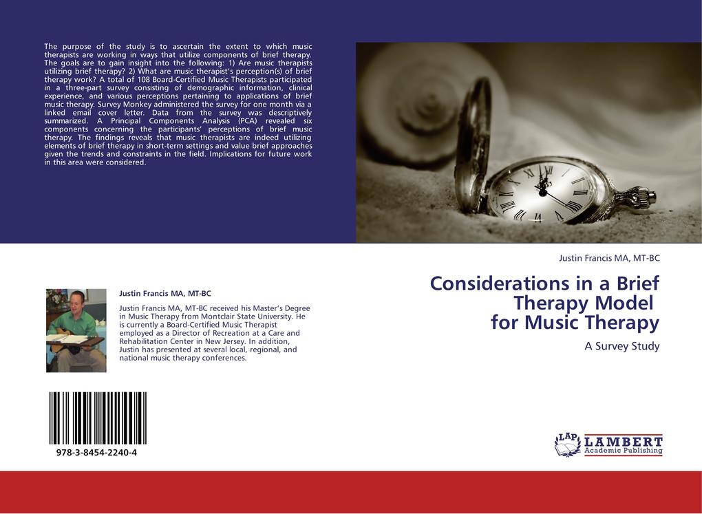 Considerations in a Brief Therapy Model for Music Therapy