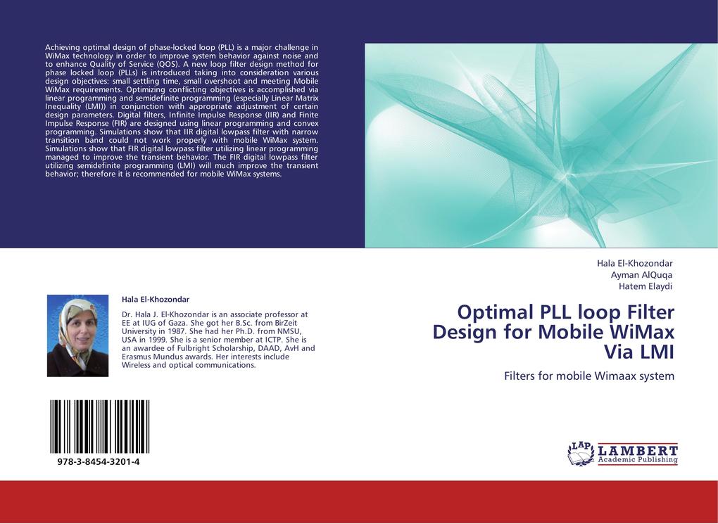 Optimal PLL loop Filter Design for Mobile WiMax Via LMI
