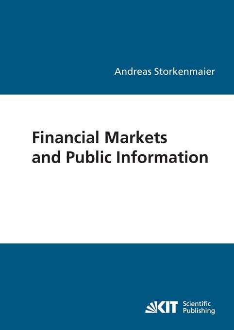 Financial markets and public information