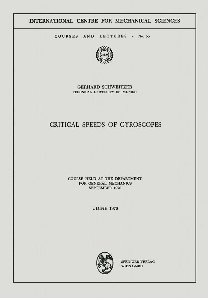 Critical Speeds of Gyroscopes
