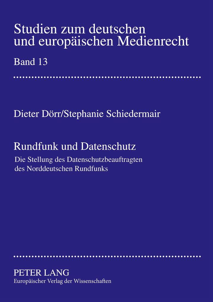Rundfunk und Datenschutz