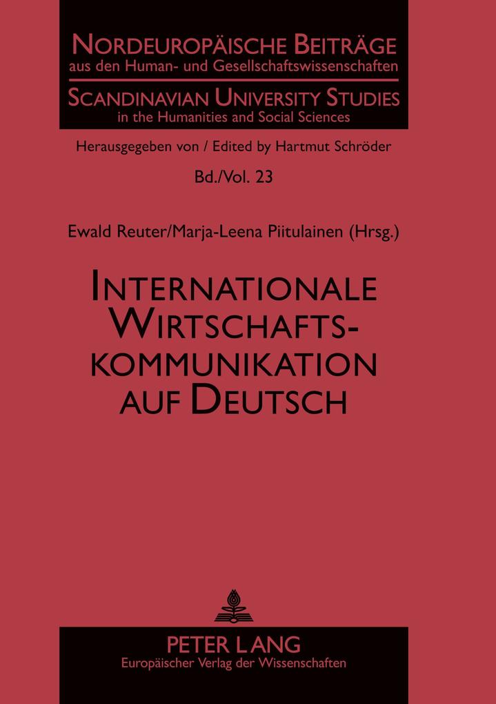 Internationale Wirtschaftskommunikation auf Deutsch
