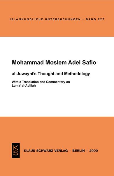 Al-Juwayni's Thought and Methodology - Mohammad M. A. Saflo