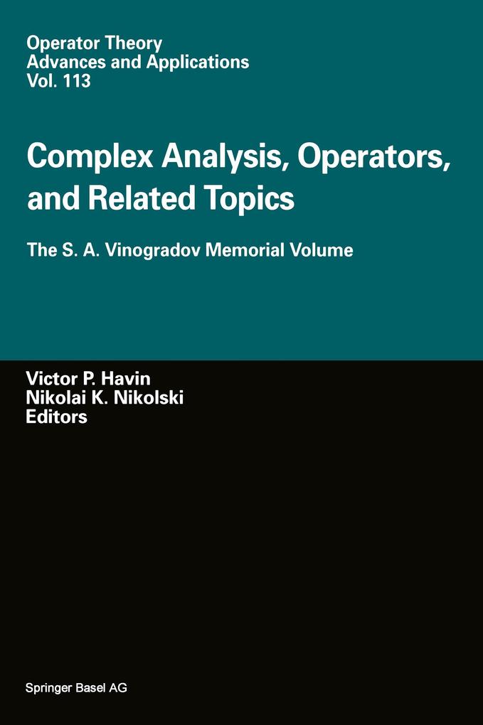 Complex Analysis Operators Related Topics