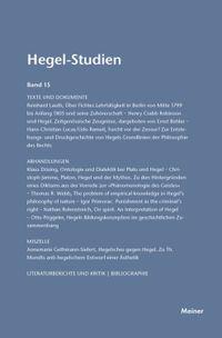 Hegel-Studien / Hegel-Studien