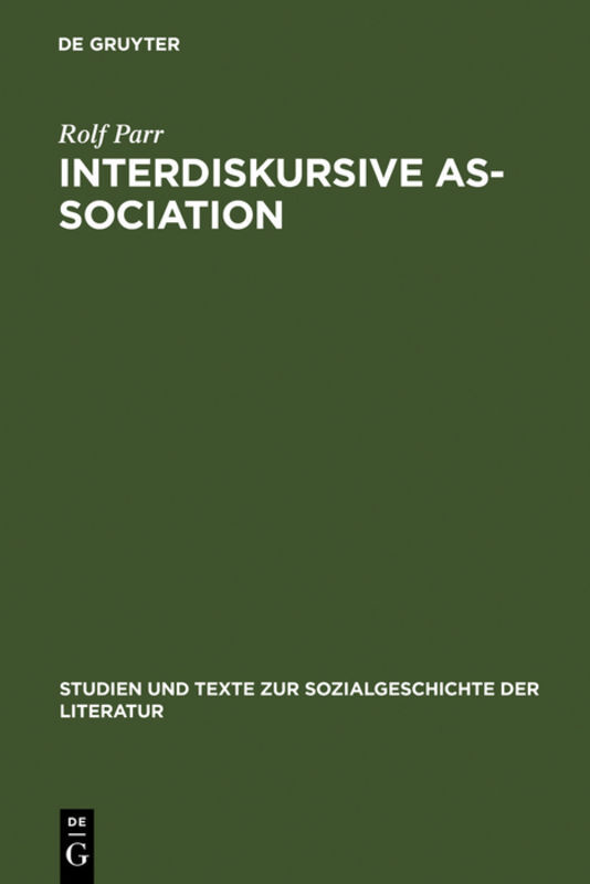 Interdiskursive As-Sociation - Rolf Parr