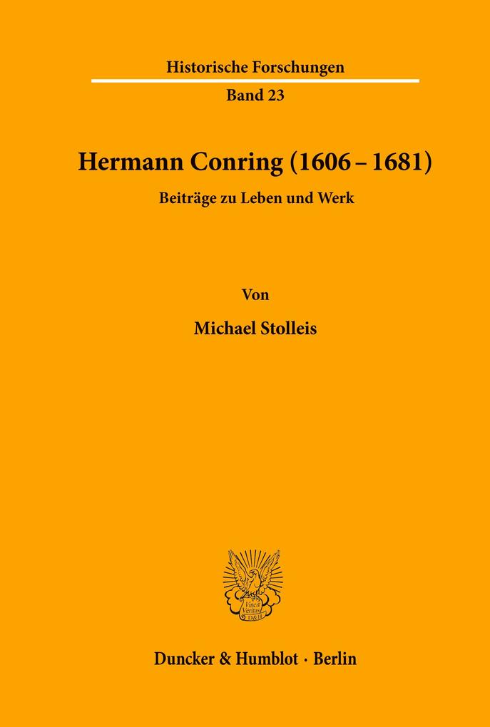 Hermann Conring (1606 - 1681).