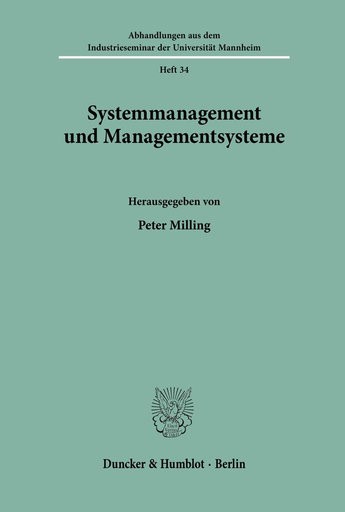 Systemmanagement und Managementsysteme.