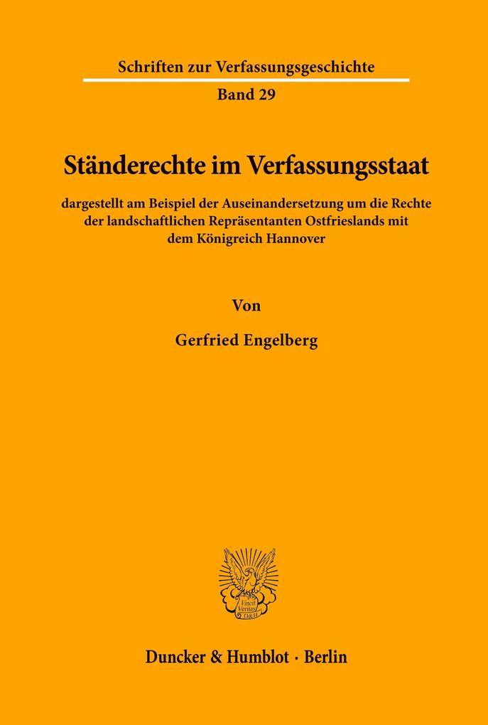Ständerechte im Verfassungsstaat