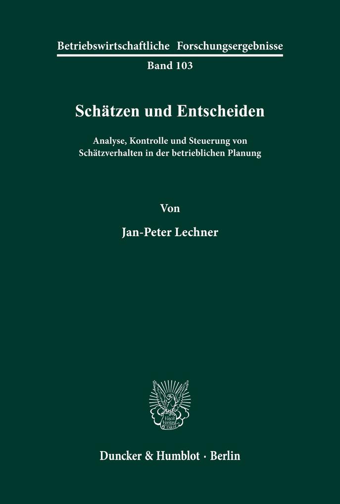 Schätzen und Entscheiden.