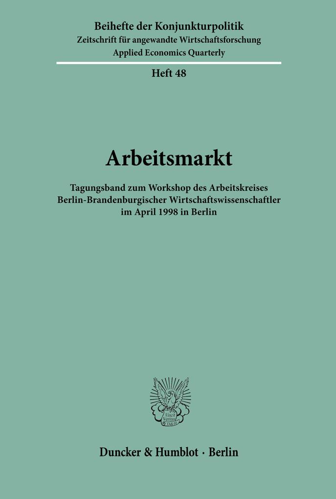 Arbeitsmarkt.