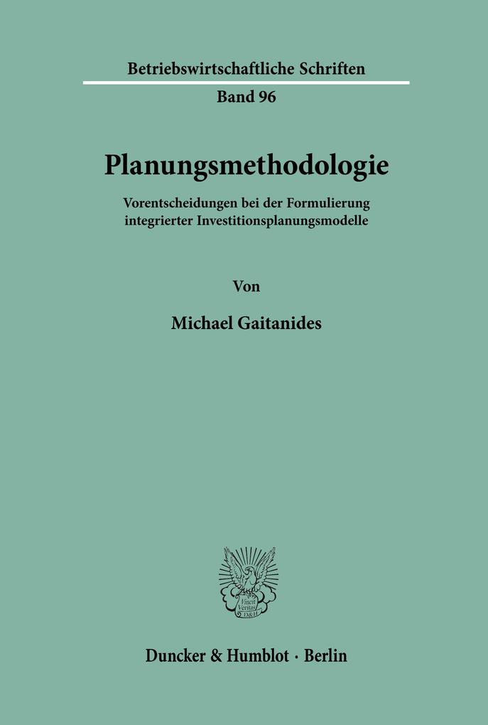 Planungsmethodologie.