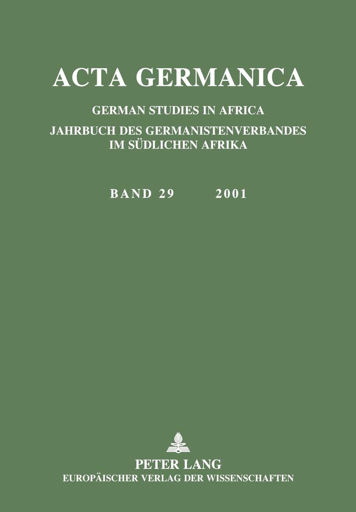 Acta Germanica